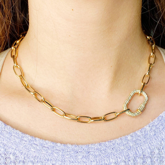 standout link necklace