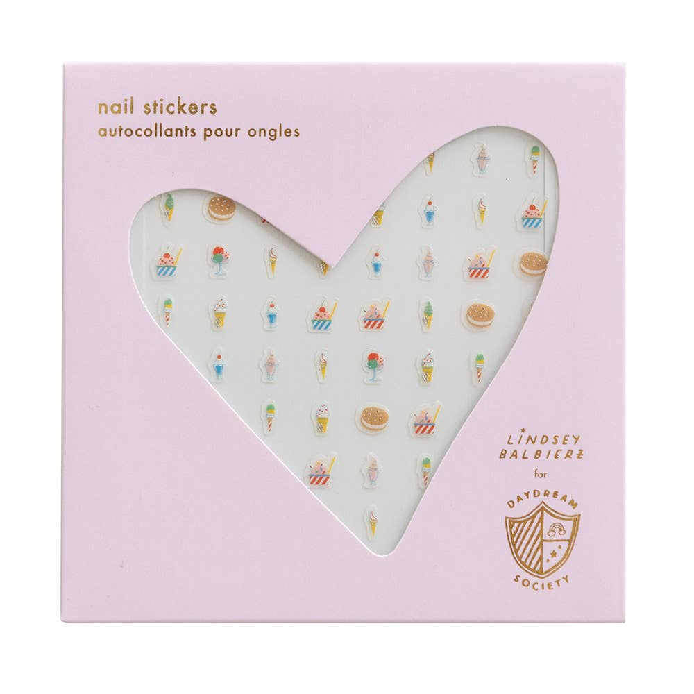ice cream dreams nail stickers