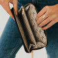 Load image into Gallery viewer, Lenni Large Zip Woven Wallet
