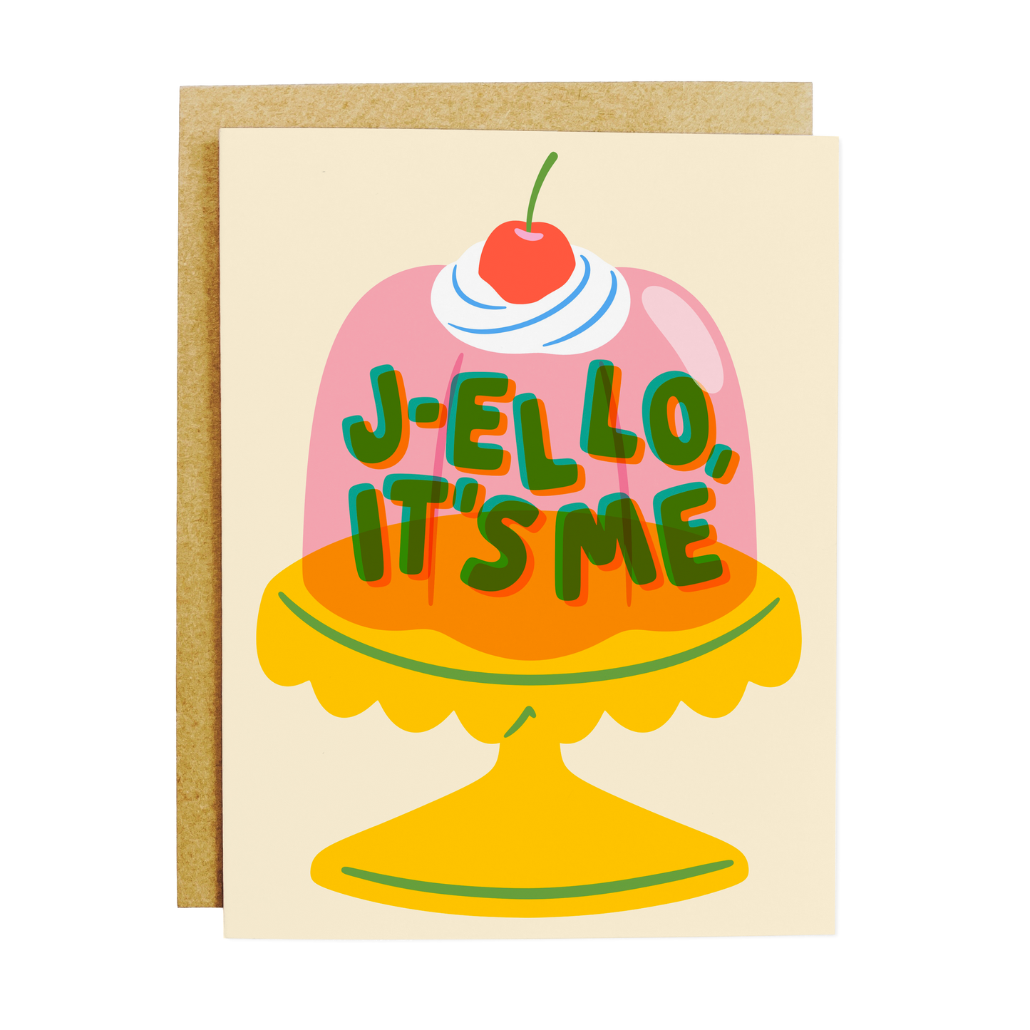 Jiggly J-ello It's Me Card