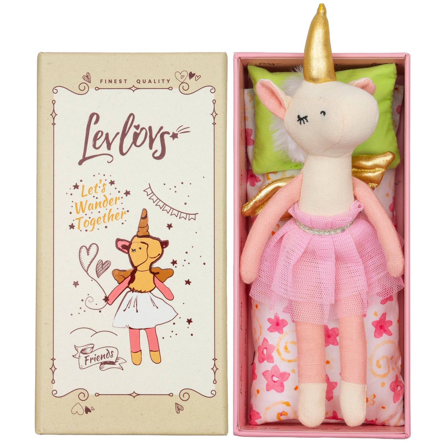 Bella the Unicorn in a box