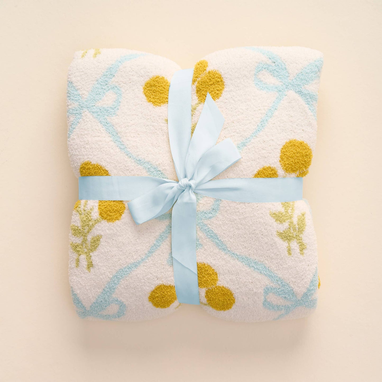 cozy dreams luxe blanket in marigold lane blue