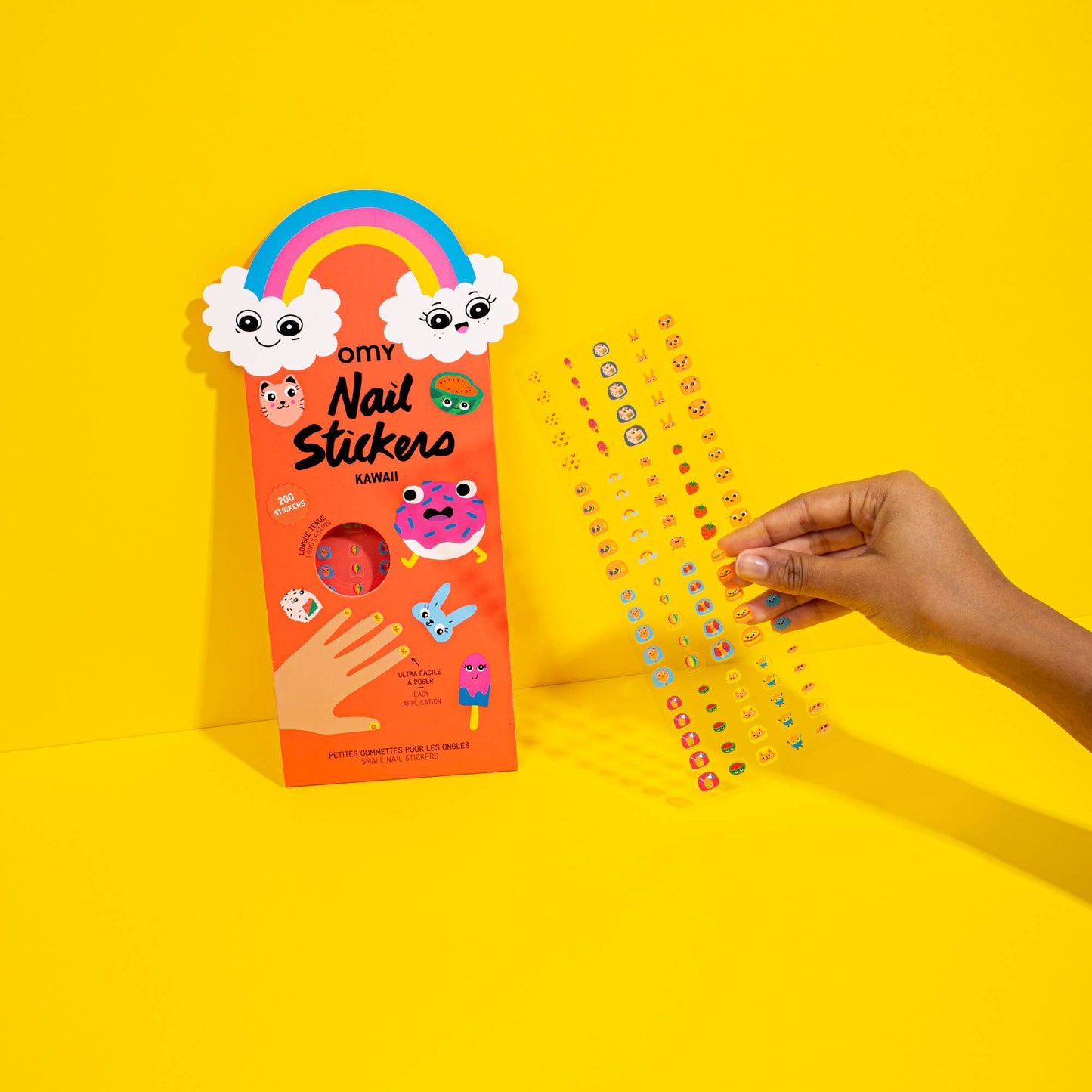 kids nail stickers - kawaii
