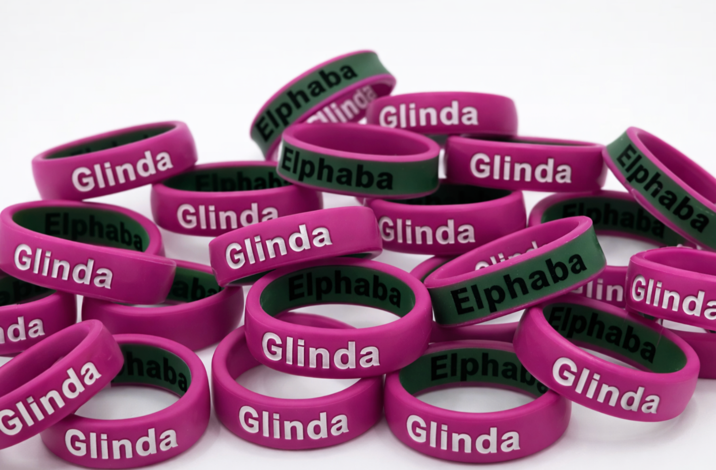 Flip Reversible Glinda and Elphaba Reversible Ring