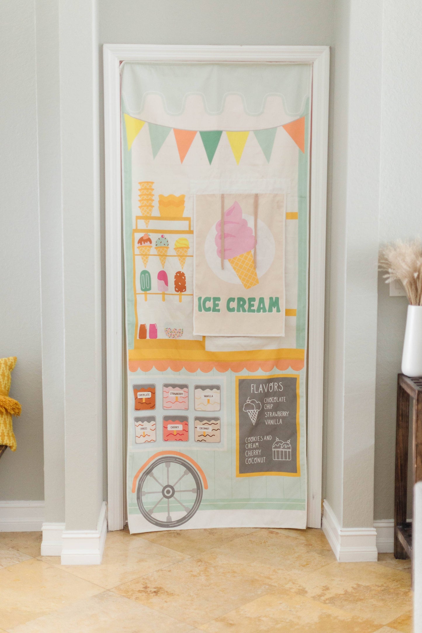 ice cream & coffee shop doorway playset