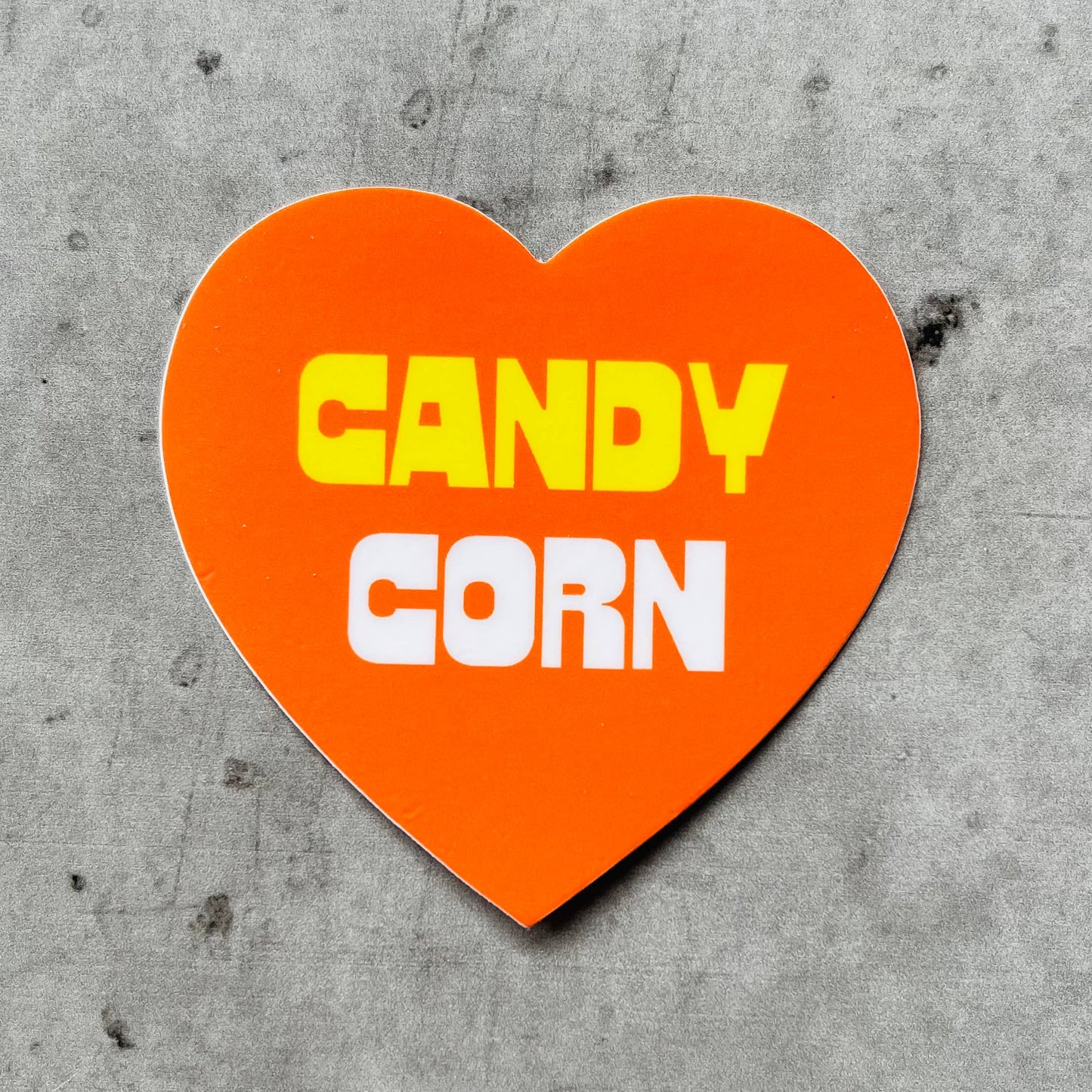 candy corn vinyl stcker
