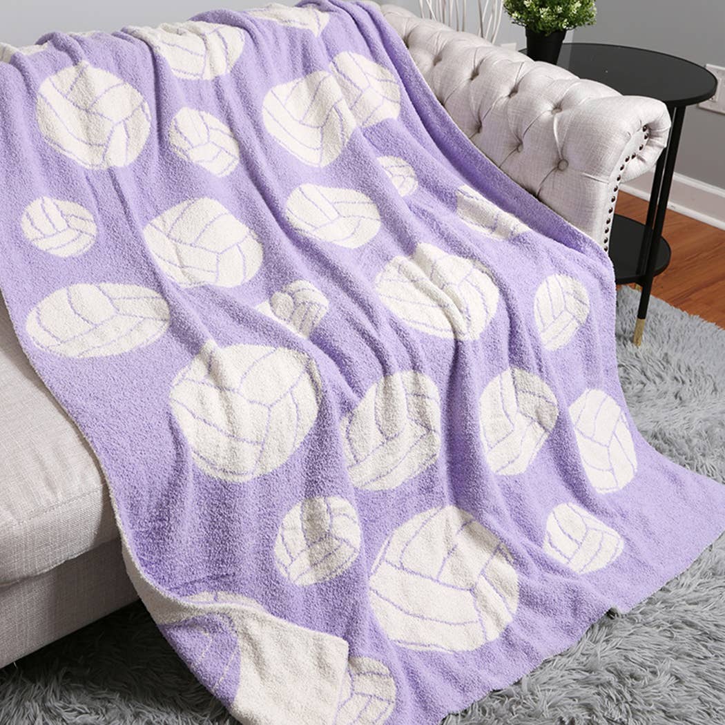 volleyball print throw