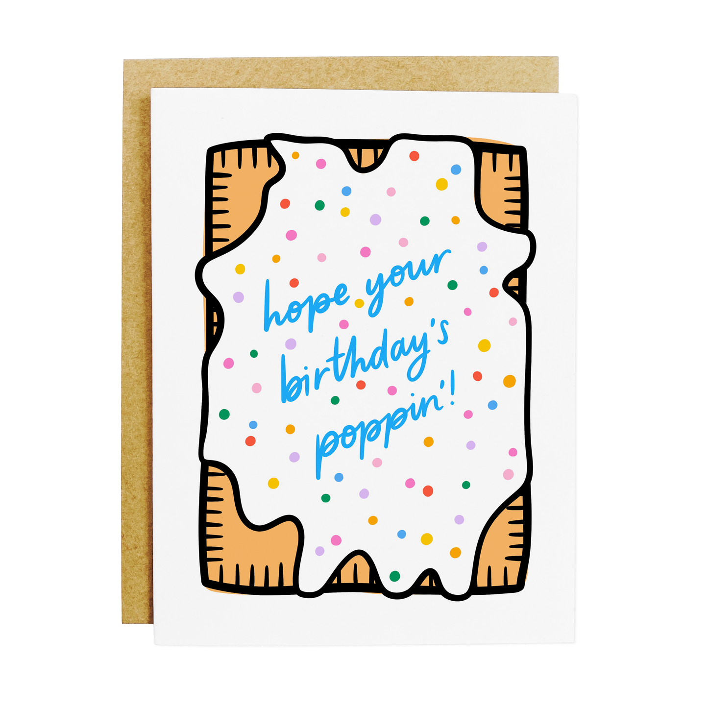 Poppin' Pop Tart Birthday Card