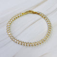 Load image into Gallery viewer, marquise cut sparkle tennis bracelet