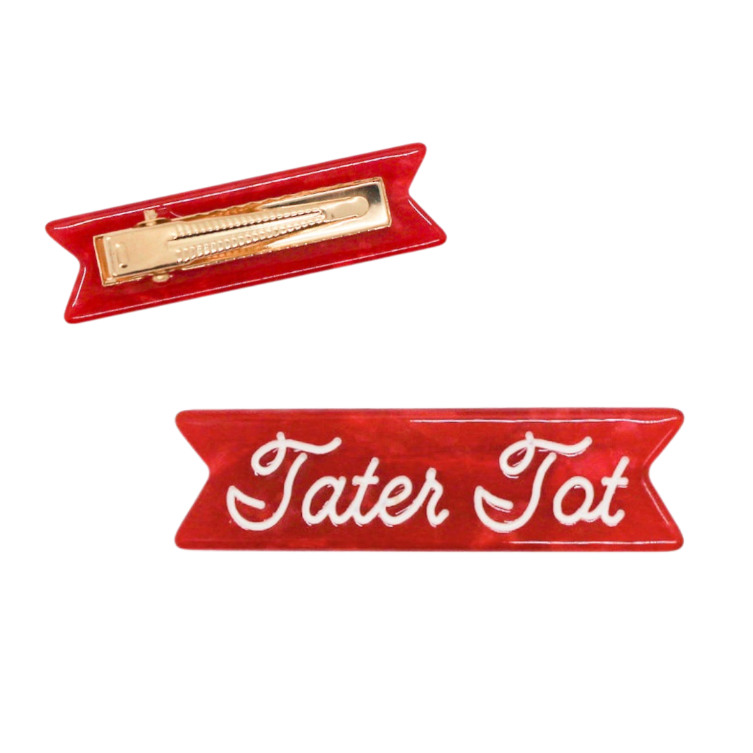 tater tot hair clip