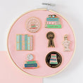Load image into Gallery viewer, Book Hoarder Enamel Pin