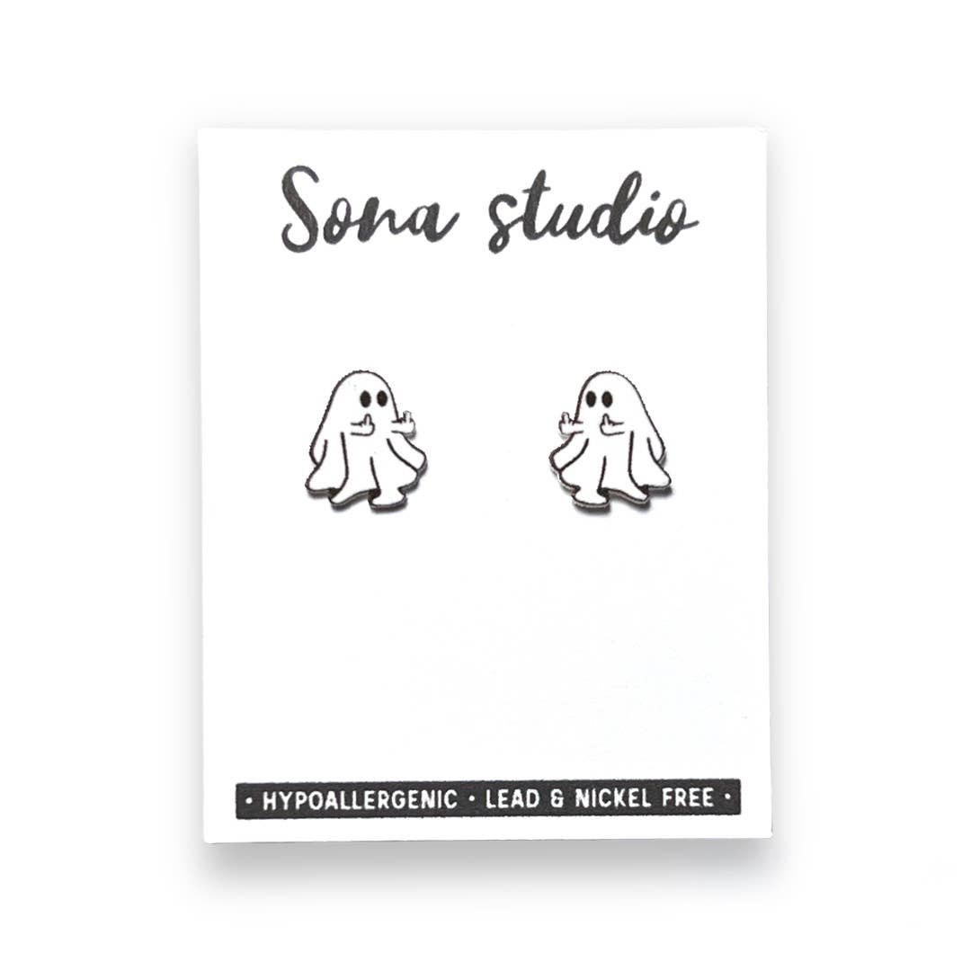 Feisty Ghost Earrings