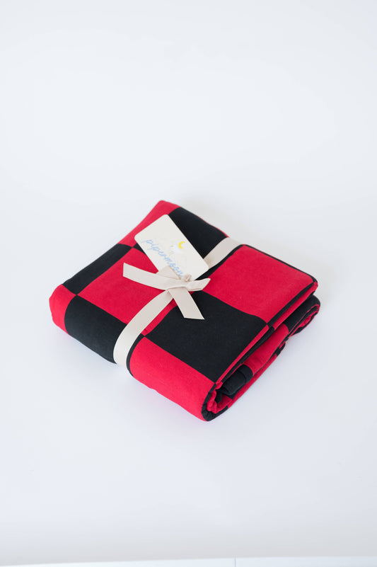 red/black blanket