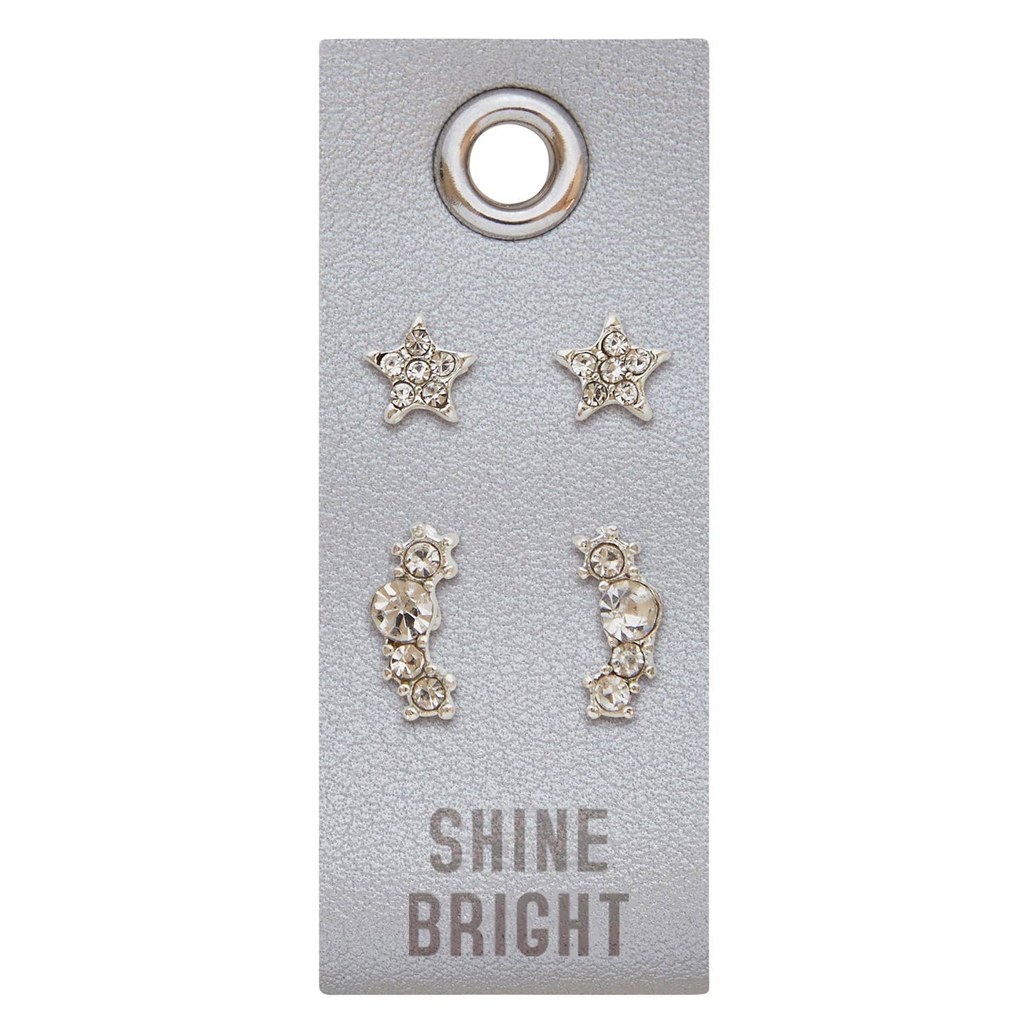 shine bright stud earrings