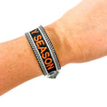 Load image into Gallery viewer, Spooky Season Halloween Embroidered Woven Bracelet