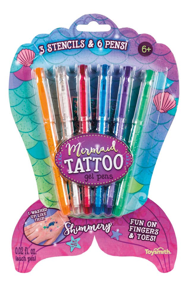 mermaid tattoo gel pens
