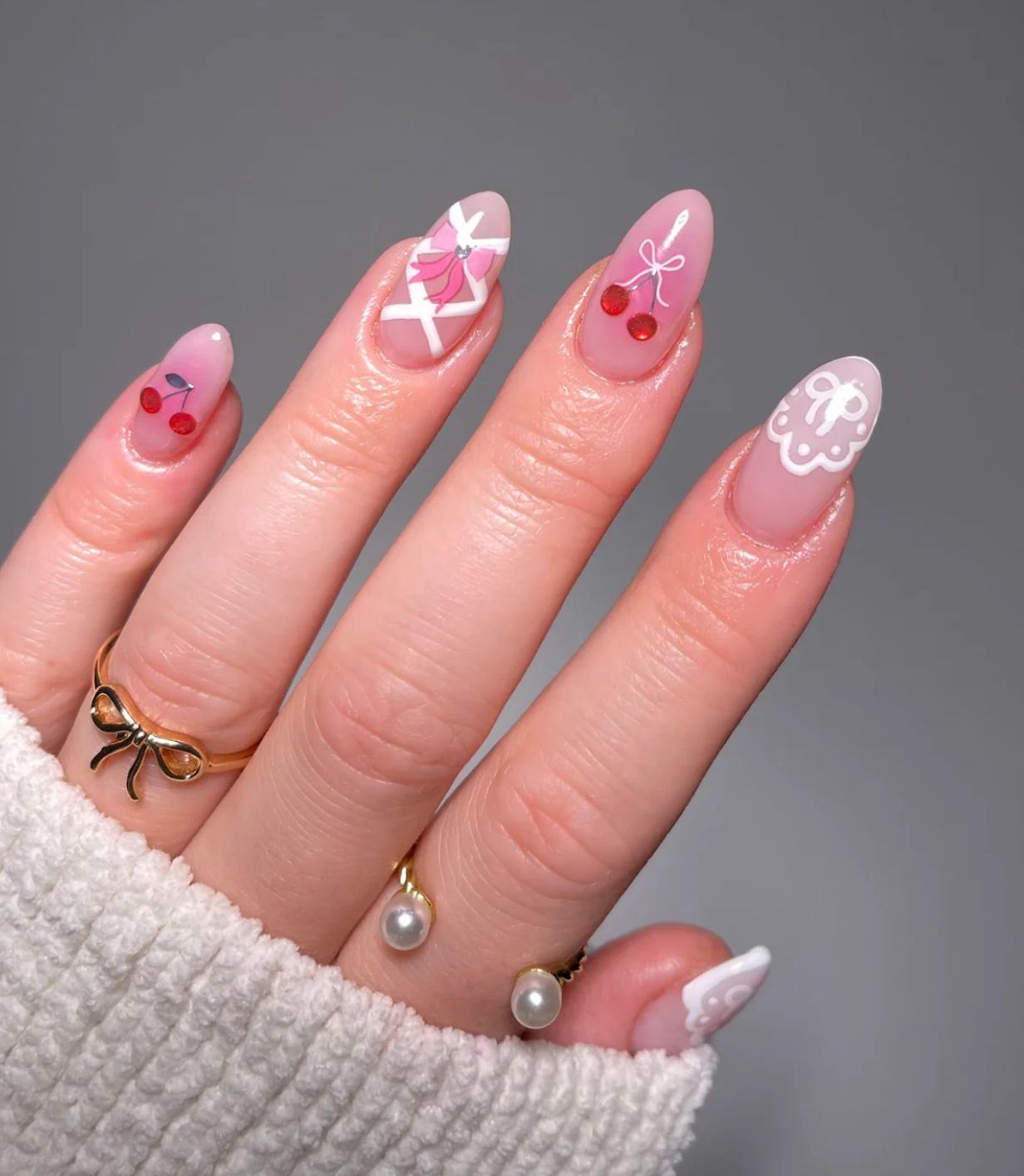 nail art stickers - coquette