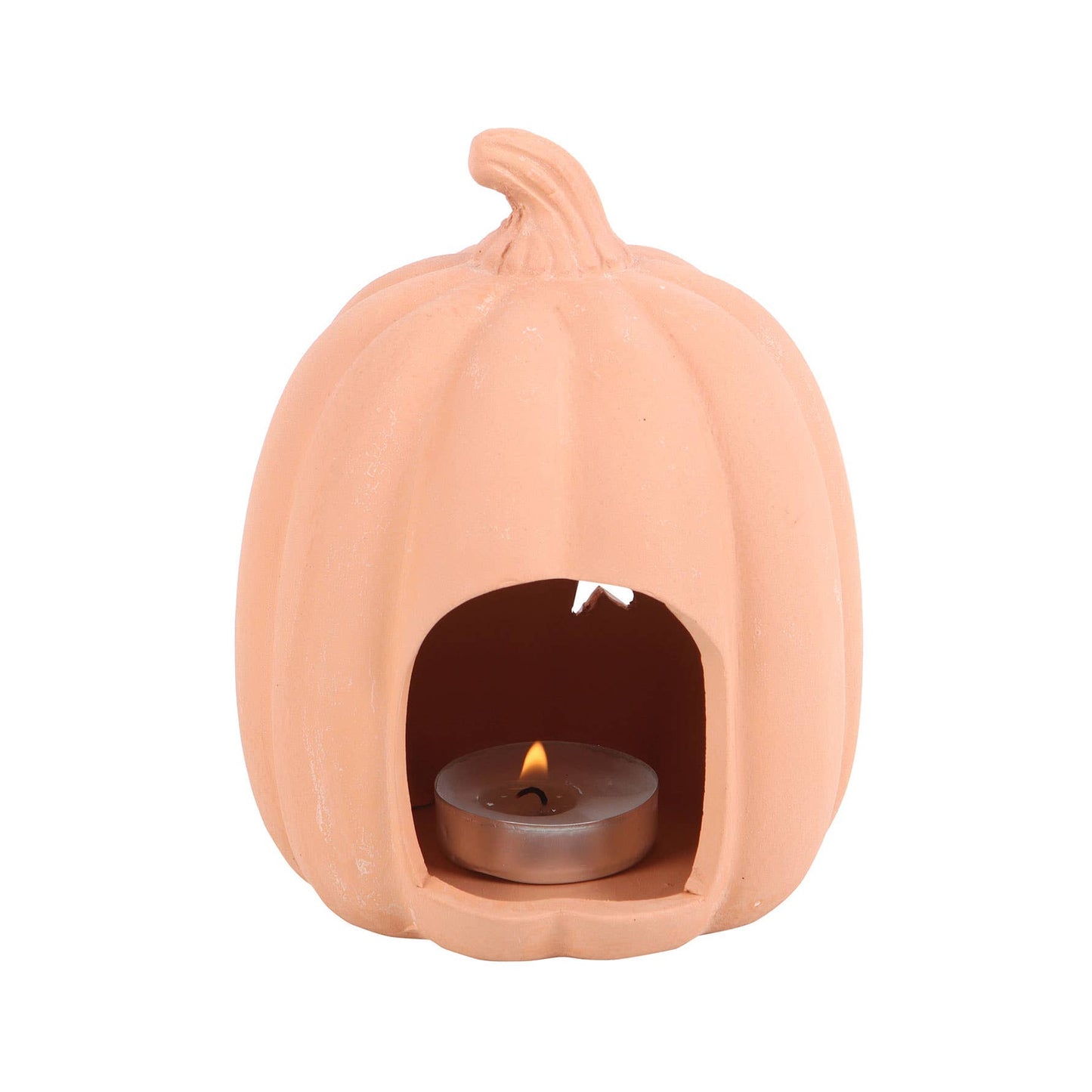 terracotta tea light holder