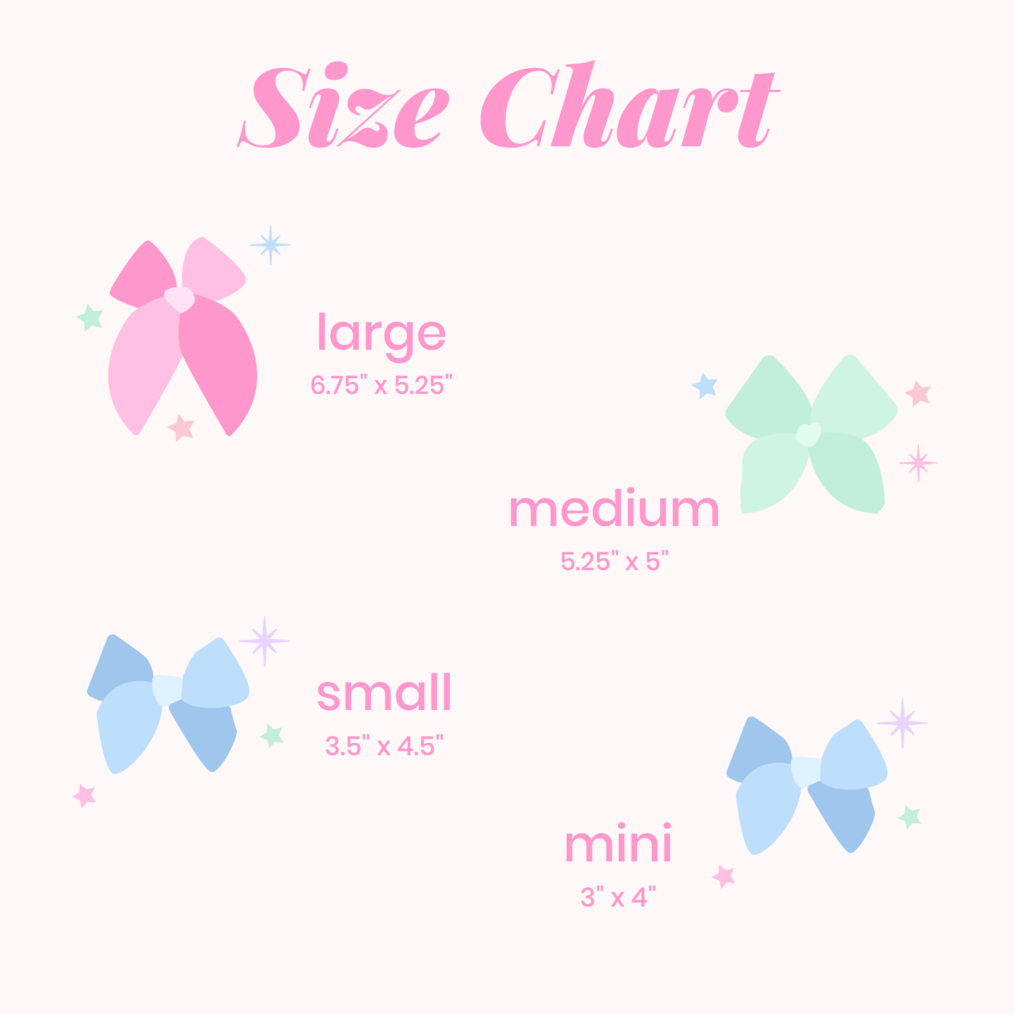 light pink red dot bow