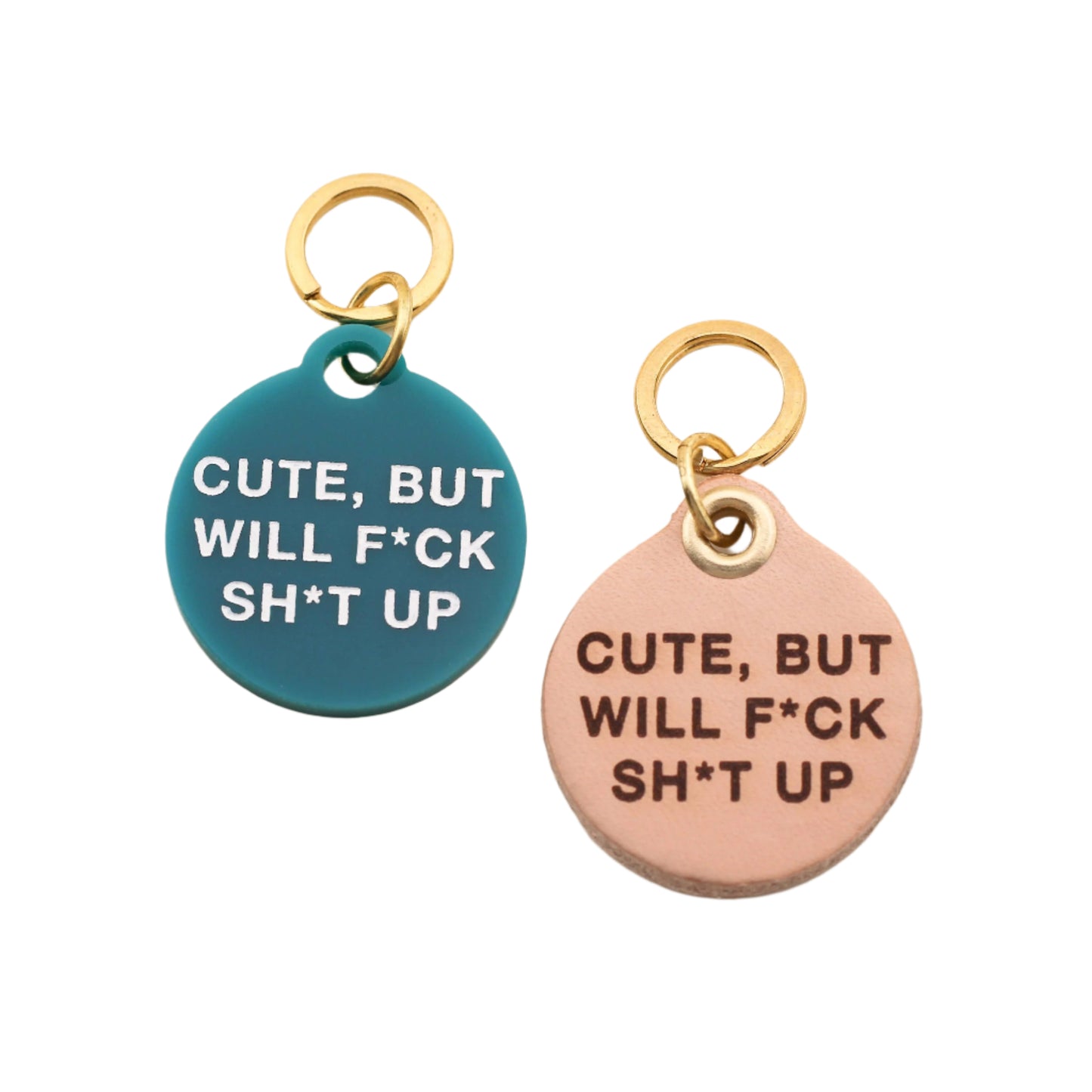 cute but will f*ck sh*t up pet tag