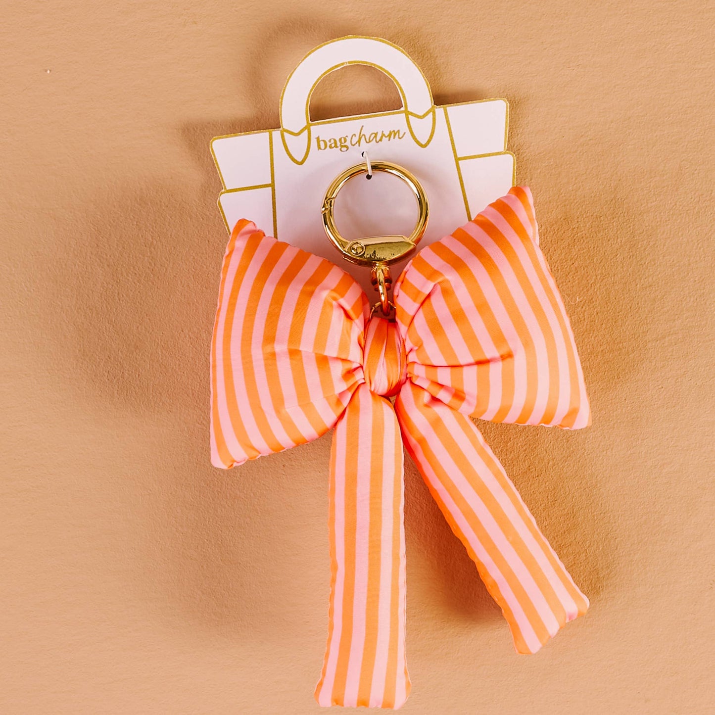 puffy heart bag charm