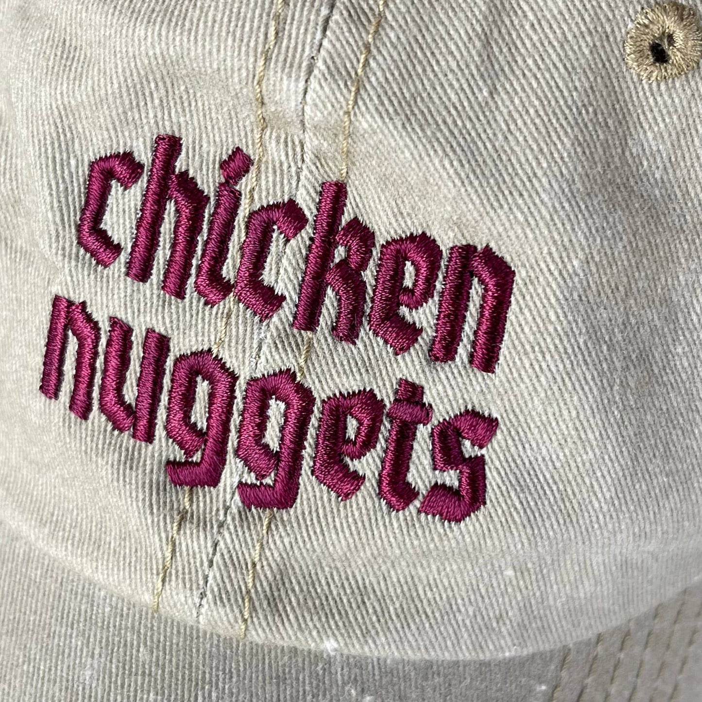chicken nuggets dad hat