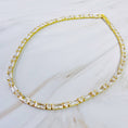 Load image into Gallery viewer, mixed shape sparkle tennis necklace