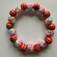 Load image into Gallery viewer, stretchy basketball bracelet
