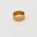 Load image into Gallery viewer, Banded Metal Statement Ring - WATERPROOF
