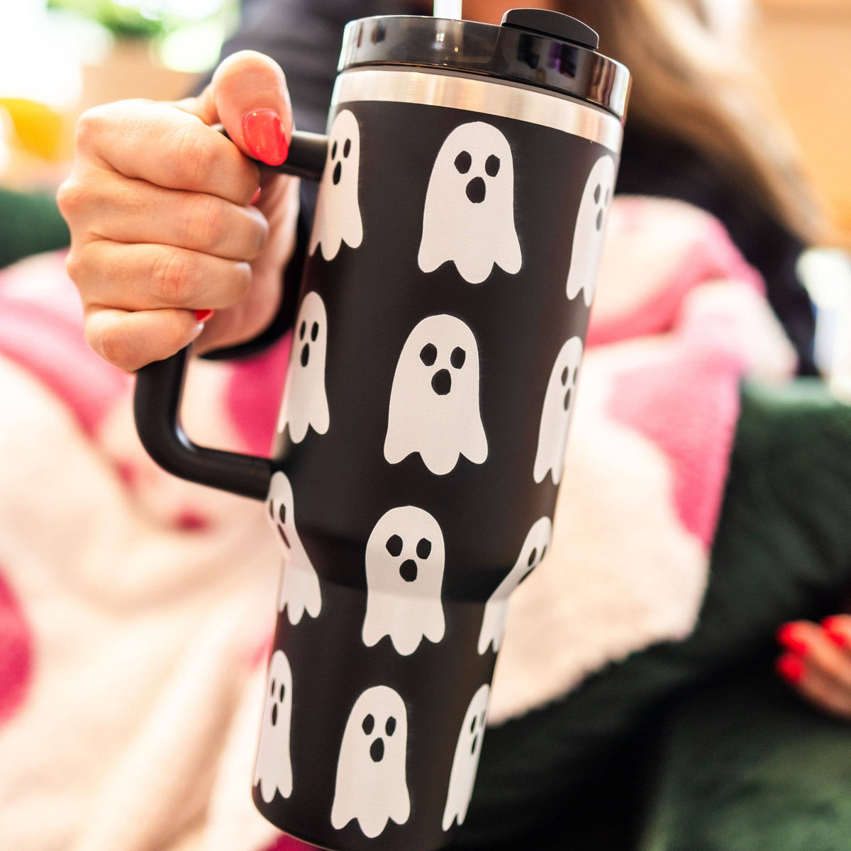 40 oz ghost tumbler