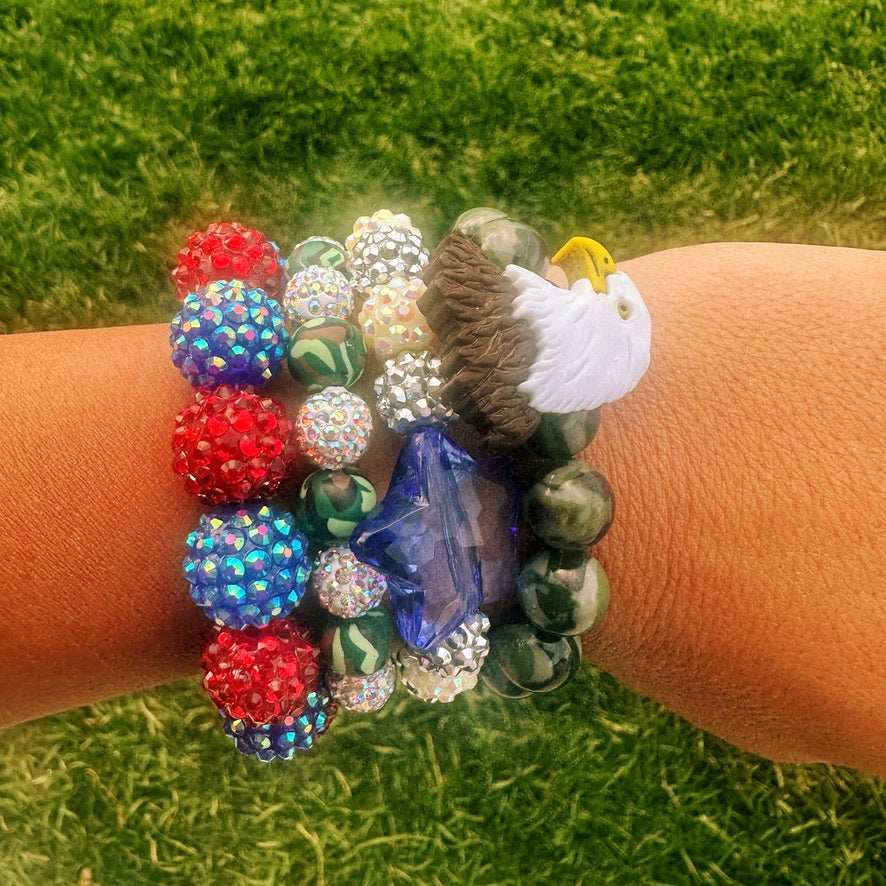 camo sparkle bracelet