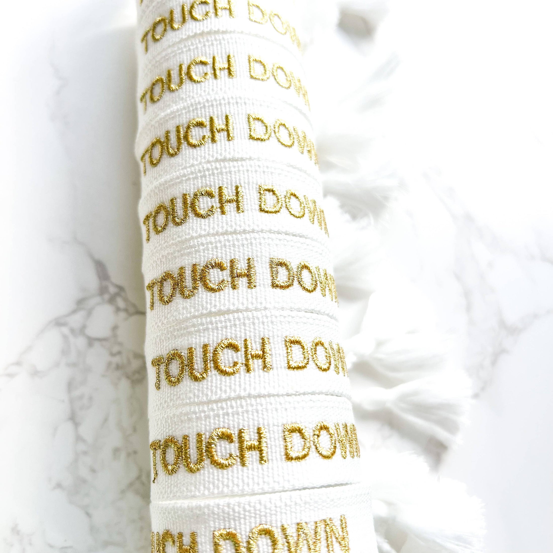 touchdown embroidered bracelet