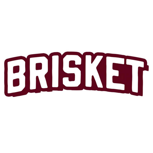 brisket vinyl sticker