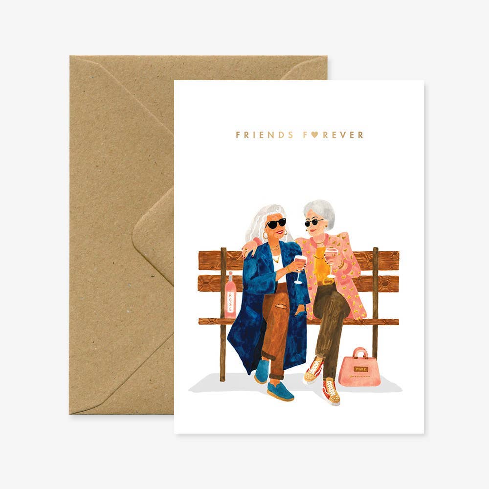 Friends Forever - Greeting card
