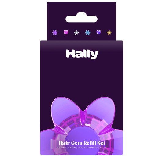 Hally Gem Pen HEARTS, STARS & FLOWERS Refills - 90 Count