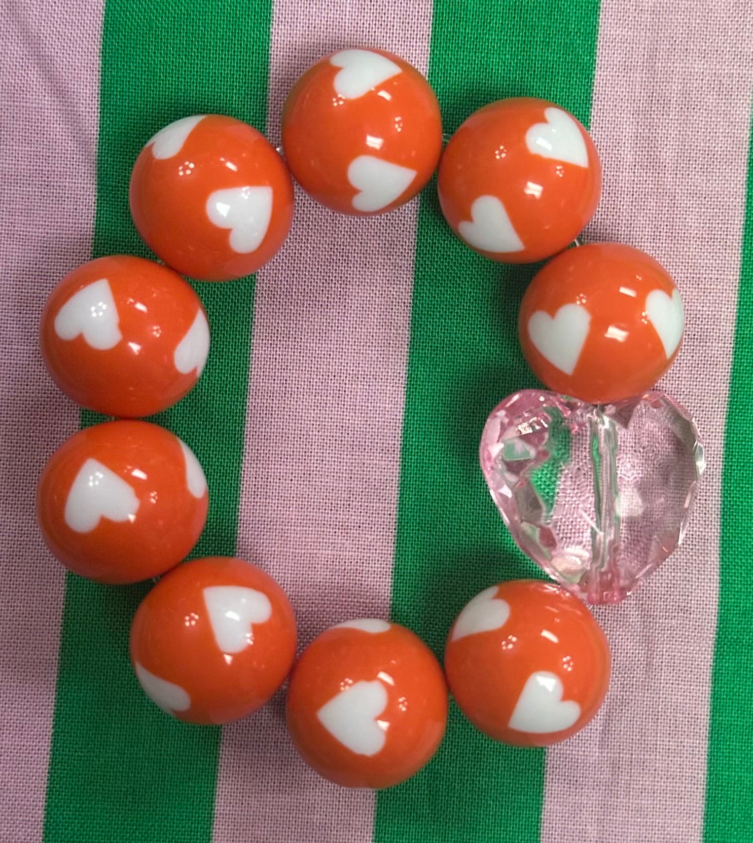 Kids Valentine’s Bubble Bracelet