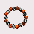 Load image into Gallery viewer, BASKETBALL stretchy bracelet - STACK & RALLY by Florence and Jean

