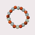 Load image into Gallery viewer, BASKETBALL stretchy bracelet - STACK & RALLY by Florence and Jean
