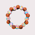 Load image into Gallery viewer, BASKETBALL stretchy bracelet - STACK & RALLY by Florence and Jean
