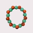 Load image into Gallery viewer, BASKETBALL stretchy bracelet - STACK & RALLY by Florence and Jean
