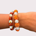 Load image into Gallery viewer, BASKETBALL stretchy bracelet - STACK & RALLY by Florence and Jean
