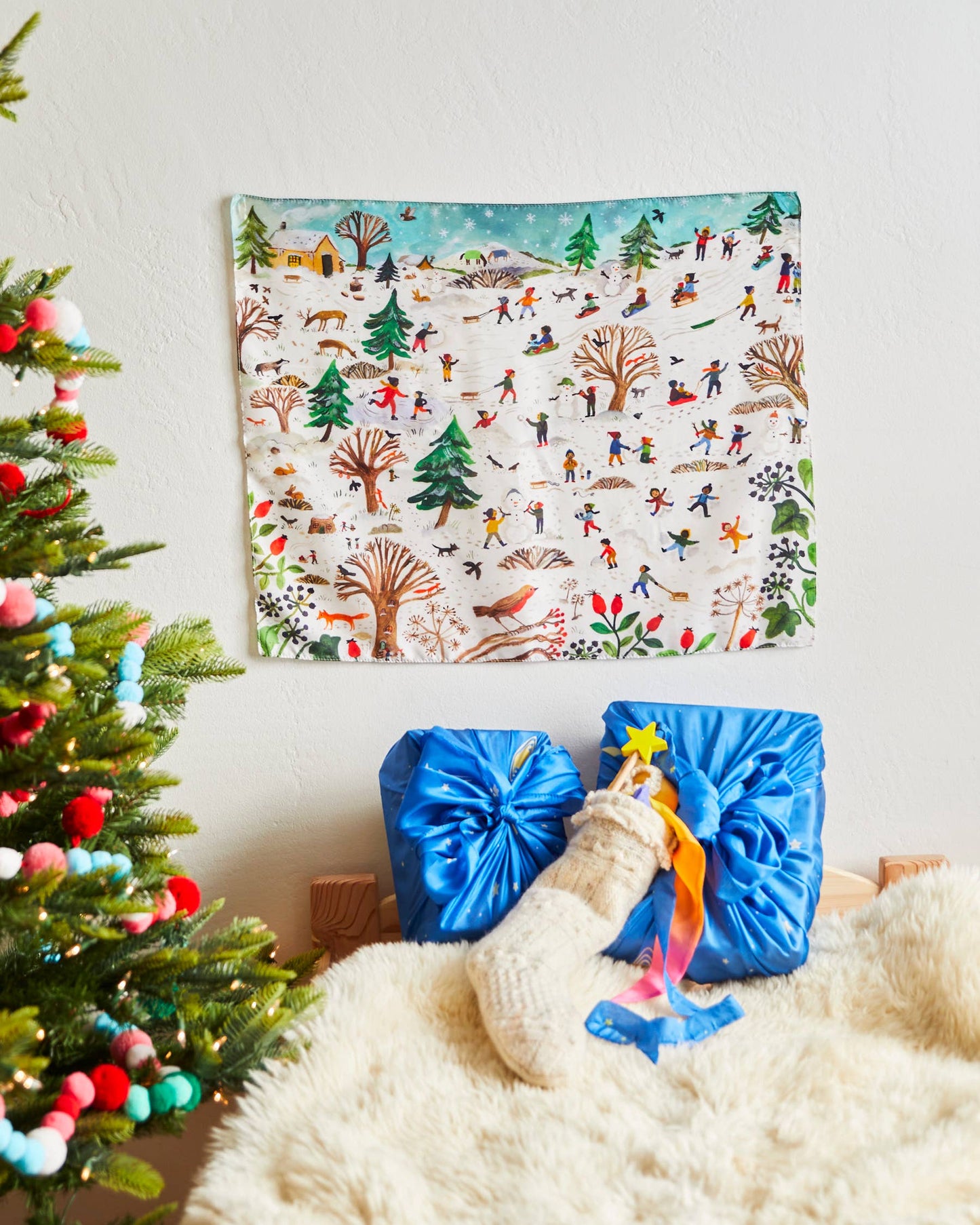 Snowy Day Seek & Find Playsilk