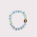 Load image into Gallery viewer, FOOTBALL stretchy bracelet - STACK & RALLY by Florence and Jean
