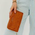 Load image into Gallery viewer, Lenni Large Zip Woven Wallet

