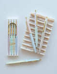 Load image into Gallery viewer, Pastel Rainbow Retro Pen Set
