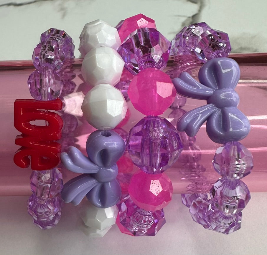 Little Kid Valentine's Day Stretchy Bracelets