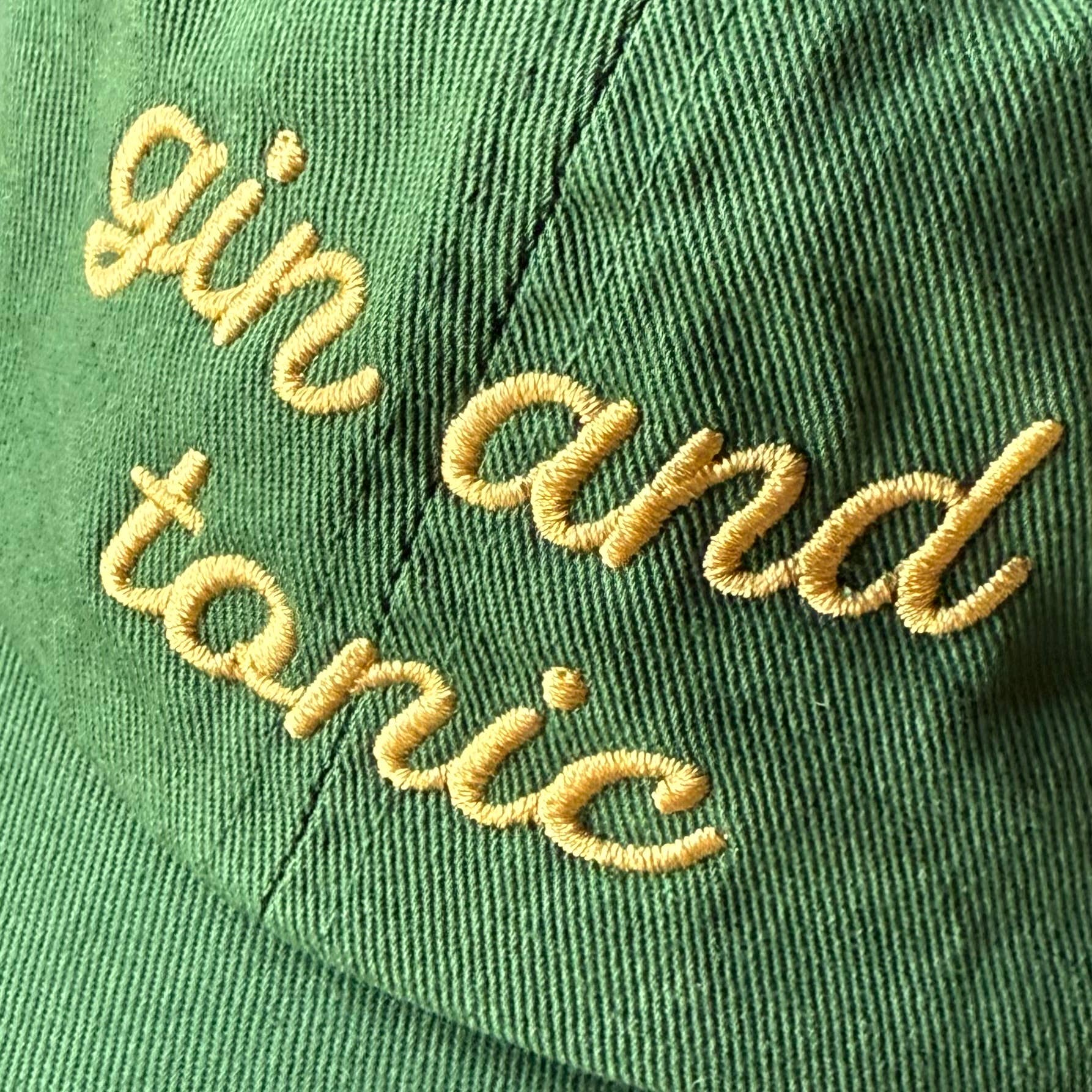 gin and tonic dad hat