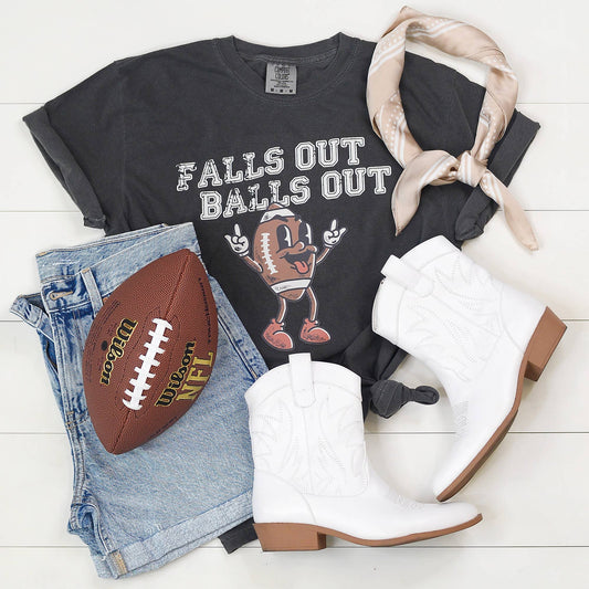 falls out balls out tee