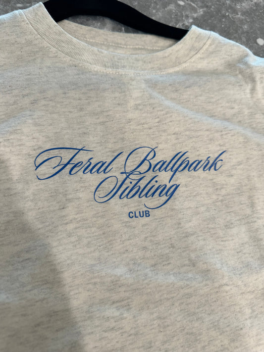 feral ballpark sibling TODDLER tee