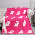 Load image into Gallery viewer, Ghost Patterned Throw Blanket
